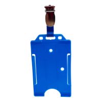 Sportclip B, Hosenträgerclip blau