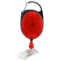 Premier Kartenjojo 32mm, Karabiner u. Textillasche transparent rot