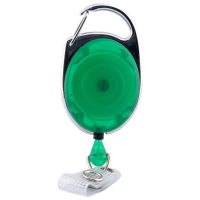 Premier Kartenjojo 32mm, Karabiner u. Textillasche transparent grün