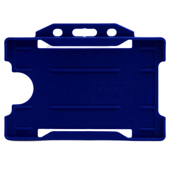 Kartenhalter Economy Querformat, farbig blau
