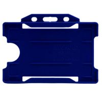 Kartenhalter Economy Querformat, farbig blau