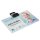 Gripper weiß ID-Kartenclip für 0,76 mm Plastikkarten