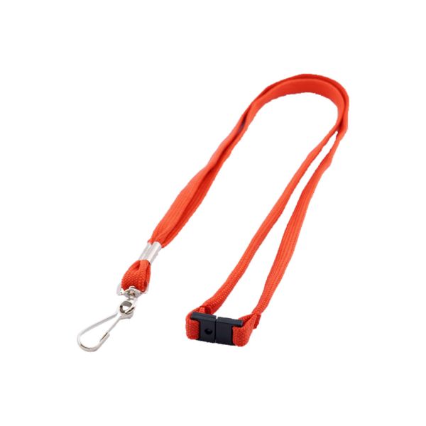 Lanyard 10mm mit Metalldrehhaken, Advanced rot / 100 Stk