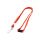 Lanyard 10mm mit Metalldrehhaken, Advanced rot / 100 Stk