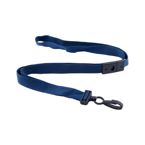 Lanyard 15mm mit Plastikhaken, Advanced dunkelblau / 100 Stk