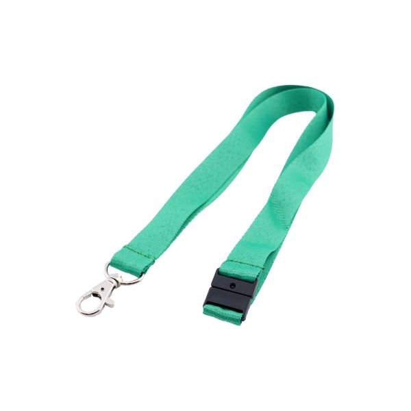 Lanyard 20mm mit Karabinerhaken, Advanced grün / 100 Stk