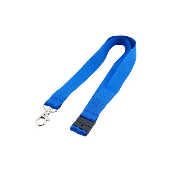 Lanyard 20mm mit Karabinerhaken, Advanced dunkelblau / 100 Stk