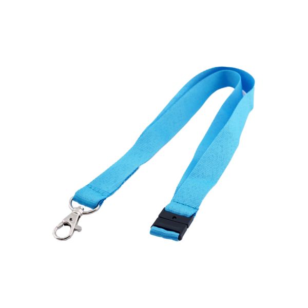 Lanyard 20mm mit Karabinerhaken, Advanced hellblau / 100 Stk