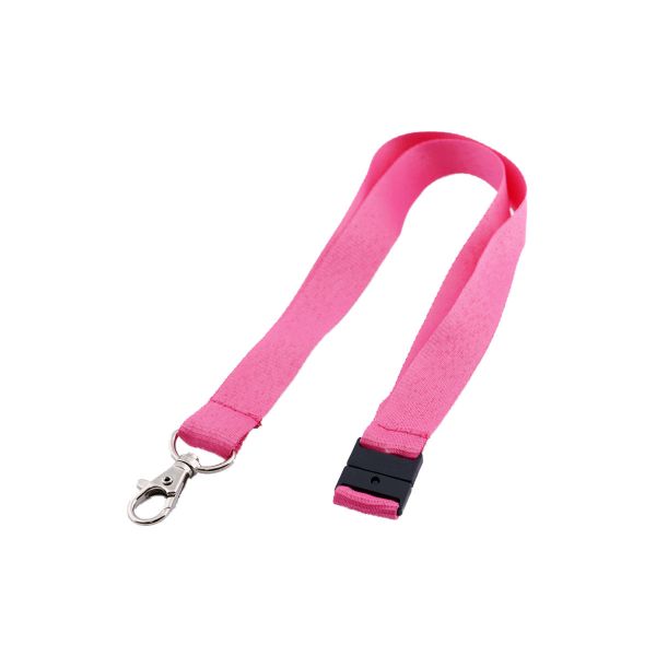 Lanyard 20mm mit Karabinerhaken, Advanced pink / 100 Stk