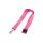 Lanyard 20mm mit Karabinerhaken, Advanced pink / 100 Stk