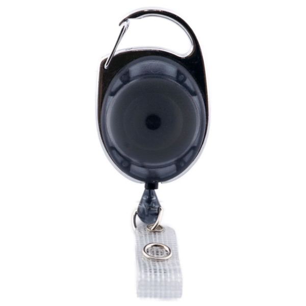 Premier Kartenjojo 32mm, Karabiner mit Gürtelclip transparent schwarz