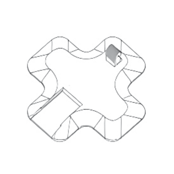 Kunststoffsockel , schwarz