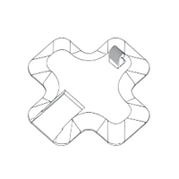 Kunststoffsockel , schwarz