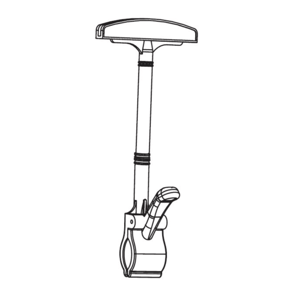 aufsteckbare Schilderhalterung 150mm, schwarz