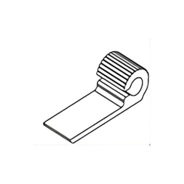 Adapter vertikal, schwarz