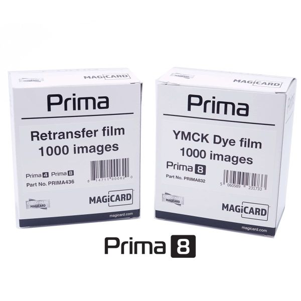 Magicard Bundle YMCK1000 Farbfolie + RT1000 Retransfer-Film, Prima 831