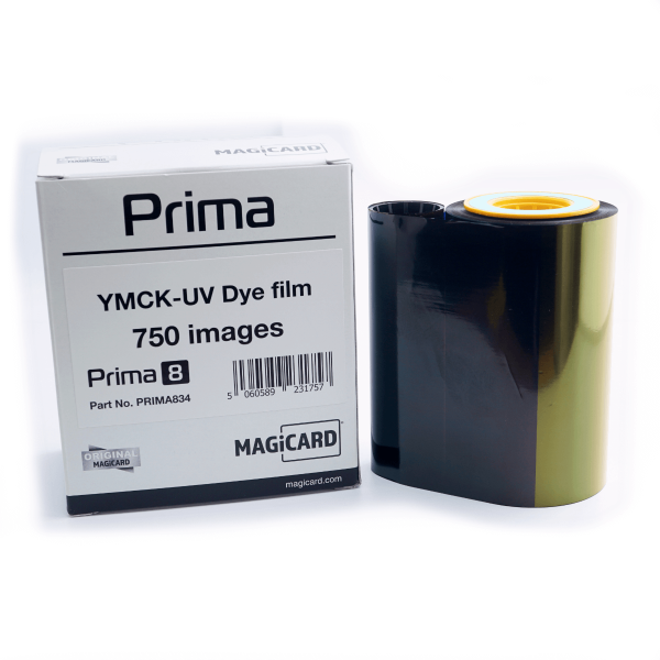 Magicard YMCK-UV750 Farbfilm, vollfarbig + UV-Druck, Prima 8
