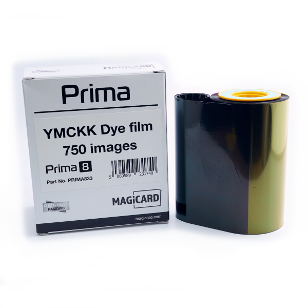 Magicard PRIMA833 YMCKK750 Farbfilm, vollfarbig + schwarz