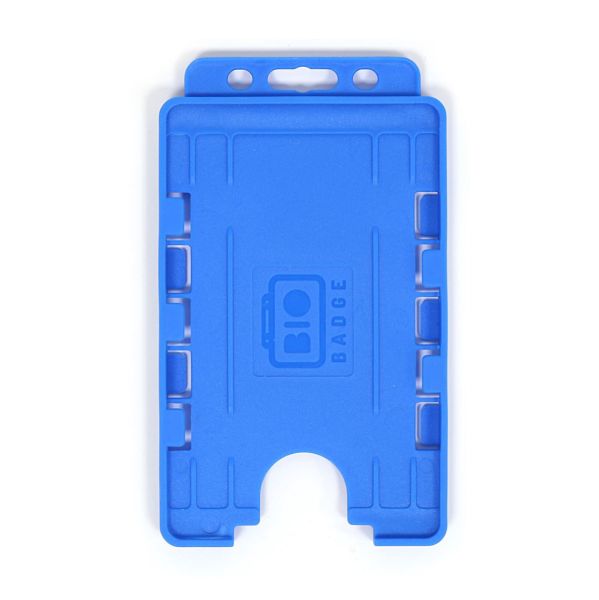 Kartenhalter BIOBADGE DUO, Hochformat blau