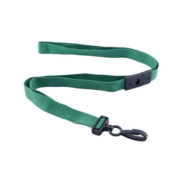 Lanyard 15mm mit Plastikhaken, Advanced grün / 100 Stk