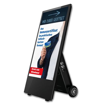 Kundenstopper 43 Digital Signage Semi-Outdoor High-Brigthness 700cd