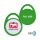 Key Fob classic LEGIC ATC4096-MP311