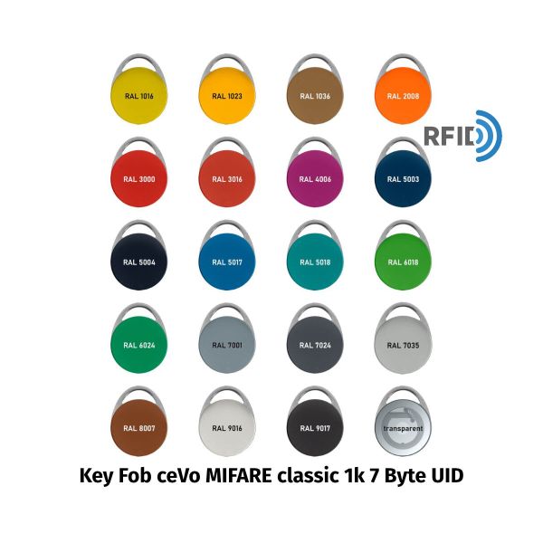 Key Fob ceVo MIFARE classic 1k 7 Byte UID
