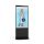 Freistehende digitale Stele im Tablet-Stil 55" schwarz