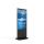 Freistehende digitale Stele im Tablet-Stil 55" schwarz