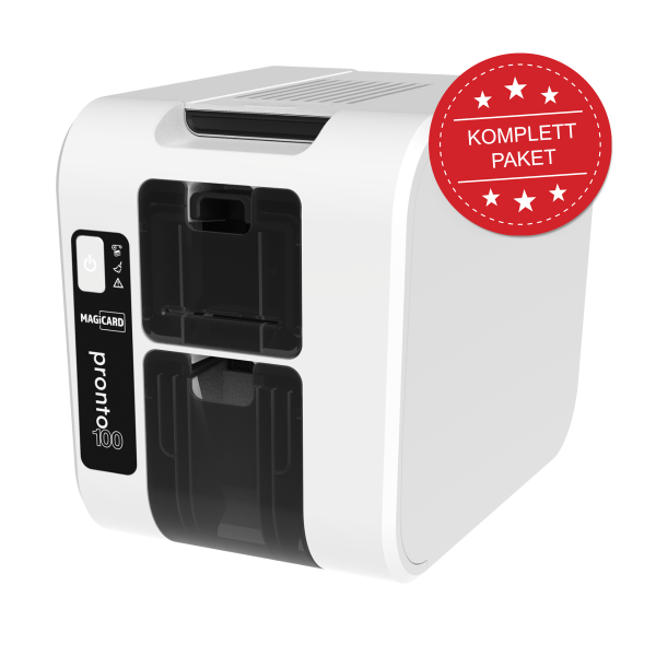 Magicard Pronto 100 Kartendrucker Bundle inkl Karten, Farbbänder und Software