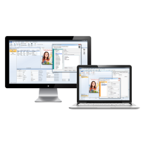 Magicard Pronto 100 Kartendrucker Bundle inkl Karten, Farbbänder und Software