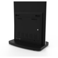 Freistehende digitale Stele im Tablet-Stil 50" schwarz