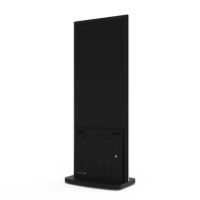 Freistehende digitale Stele im Tablet-Stil 50" schwarz