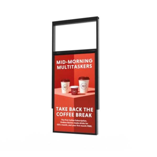 Doppelseitiges Fensterdisplay UHBD 49 & 55