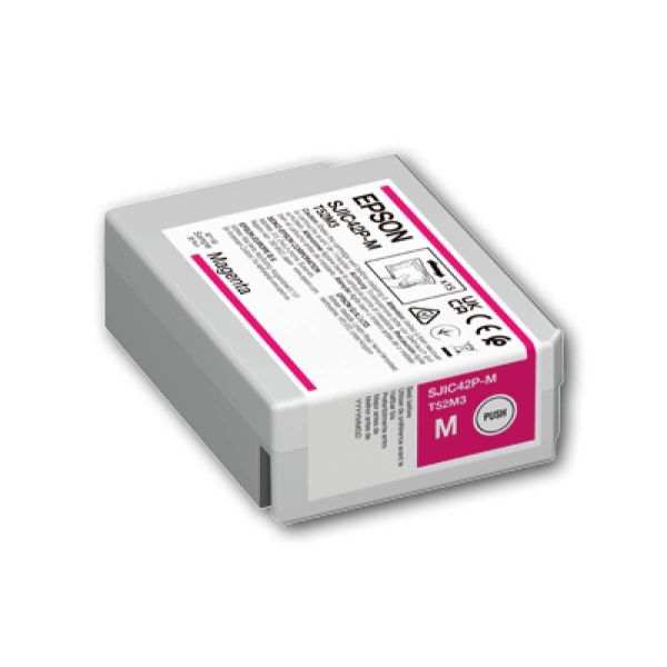 Tintenpatrone Epson SJIC42P-M Magenta für ColorWorks C4000