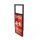 Doppelseitiges Fensterdisplay UHBD 55", Schwarz