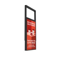 Doppelseitiges Fensterdisplay UHBD 49", Schwarz