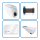 Magicard 300 Preisschilddruck Bundle, Weiß blanko 50mm
