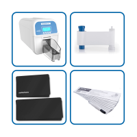 PriceCardPro FLEX+ DUO Preisschilddruck Bundle, Schwarz matt 50mm