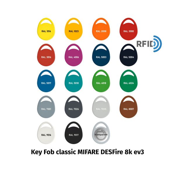 Key Fob classic MIFARE DESFire 8k ev3