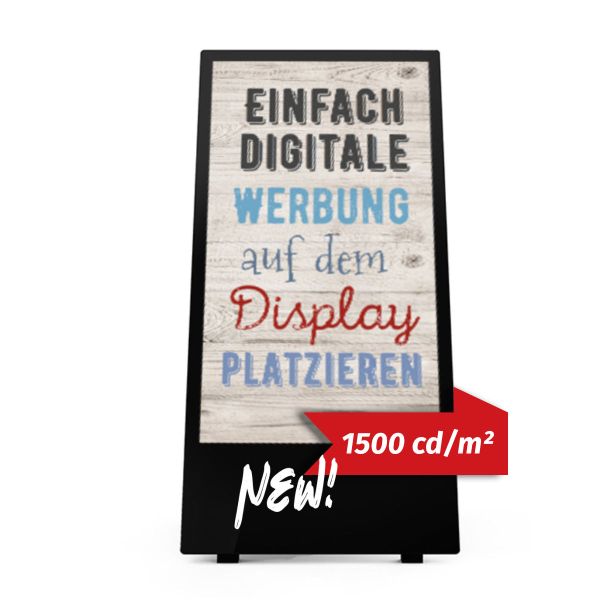 Kundenstopper 43 Outdoor Digital Signage Ultra-High-Brightness 1500 cd/m²
