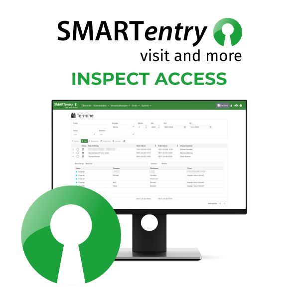 SMARTentry Visit INSPECT ACCESS