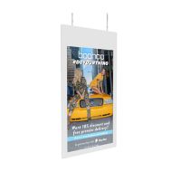 Digitales Hängedisplay für Schaufenster, doppelseitig 43"