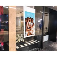 Digitales Hängedisplay für Schaufenster, doppelseitig 55"