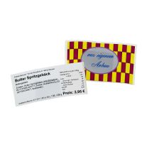 Etikettenrolle 105mm, matt