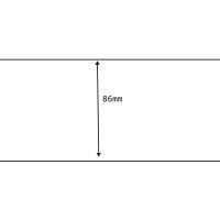 Endlosrolle Normalpapier, 86 mm x 43 m, Inkjet Etikettenpapier