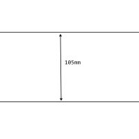 Endlosrolle Normalpapier, 105 mm x 36 m, Inkjet-Etiketten