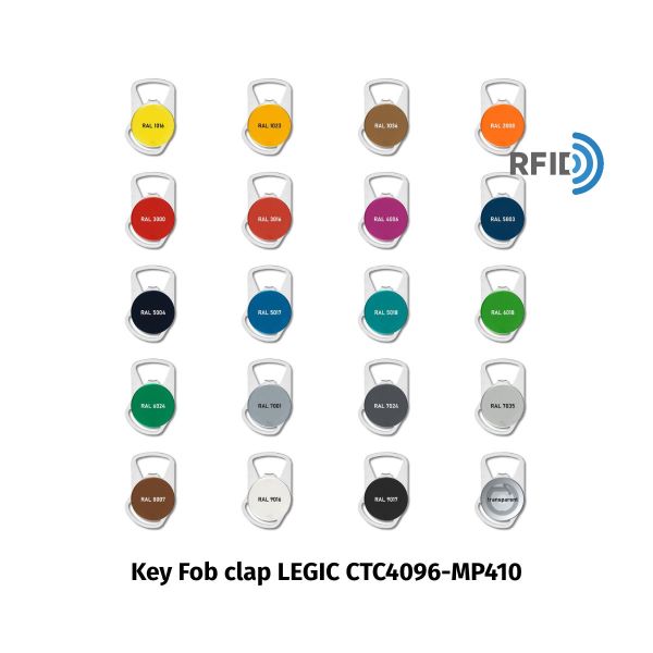 Key Fob clap LEGIC CTC4096-MP410