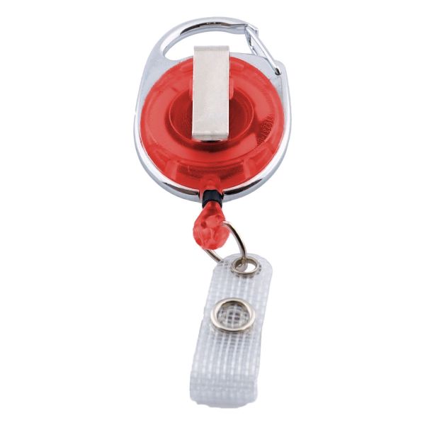 Premier Kartenjojo 32mm, Karabiner mit Gürtelclip rot
