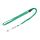 Lanyard 10mm mit Vinyl-Lasche grün